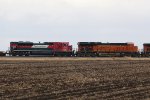 BNSF 3840 & FXE 4068